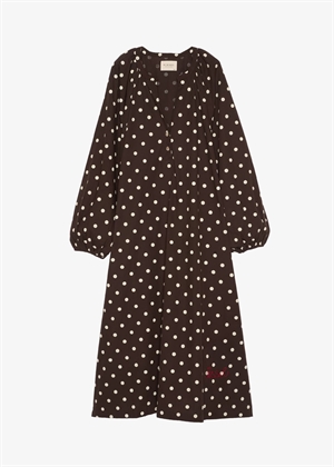 Lara kjole Brown Dot Sissel Edelbo 